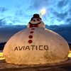 В Авьятико вылепили гигантского снеговика высотой более 5 метров и весом 200 кг