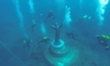 Подводную статую «Христос из бездны» начали очищать