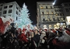 Мэр Флоренции зажег огни главной рождественской ели города