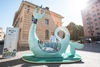 В Милане "зеленое" произведение искусства приносит море в "сердце" города