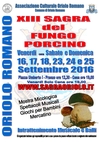 Ориоло Романо приглашает гостей на фестиваль белых грибов