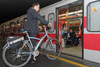 На трамвае Милана можно ездить вместе с велосипедом