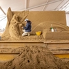 Скульптуры на тему мира для 20-го "Песочного Рождества" в Езоло 