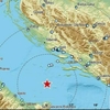Сильное землетрясение произошло сегодня днем в Адриатическом море