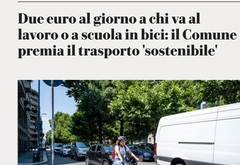 Бергамо, 2 евро в день для тех, кто ездит на велосипеде на работу или в школу: м