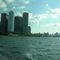 Вид с кораблика на Манхеттен