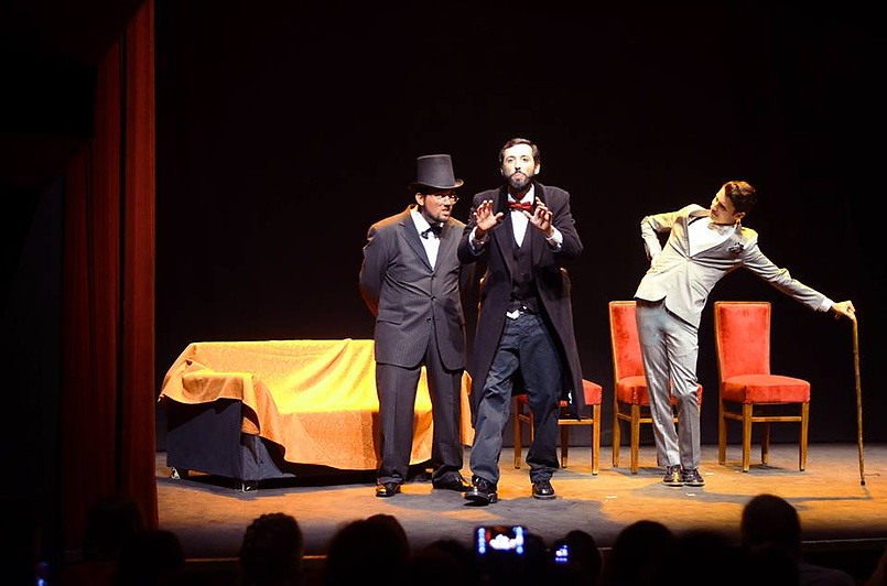 Спектакль Гоголя" Женитьба" в Риме.