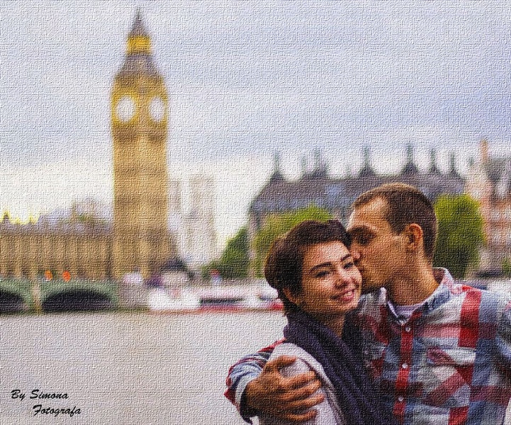 Фото в стиле картина на холсте.