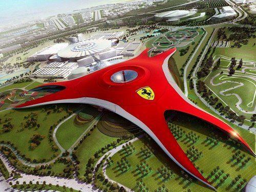 Парк развлечений Ferrari World в ОАЭ