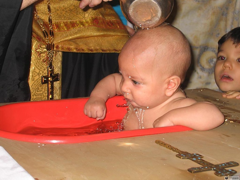 Крещение малыша