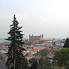 Панорама Братиславы с холма памяти
