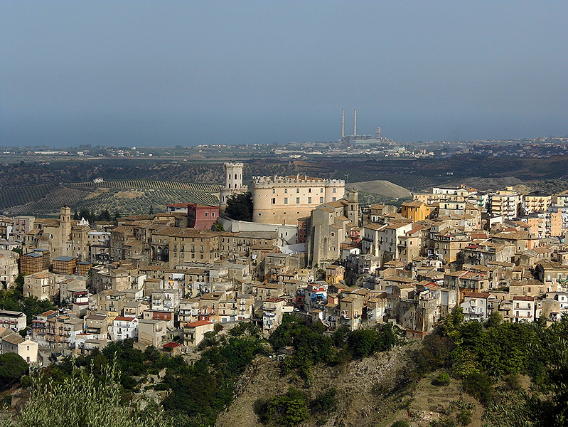 Вид на старый город Corigliano Calabro