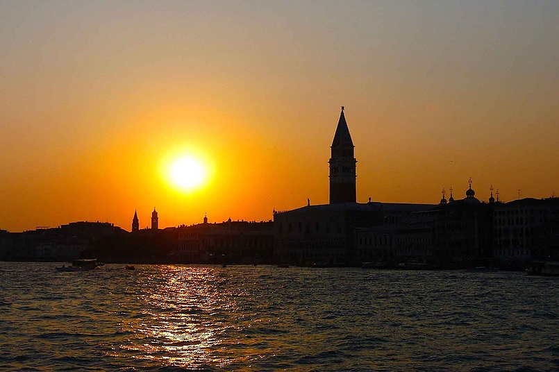 Венеция. Закат.