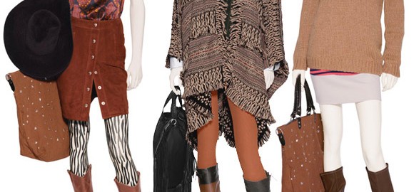 С чем носить модные коричневые сапоги: 7 стильных образов на каждый день